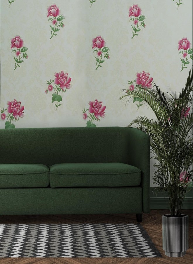 HOMEMATES Self-Adhesive Wallpaper Waterproof Old Furniture Vinyl Stickers Wooden Door Wardrobe Desktop PVC Wall Papers 45 X 304 CM (Pink Rose) - Image 4
